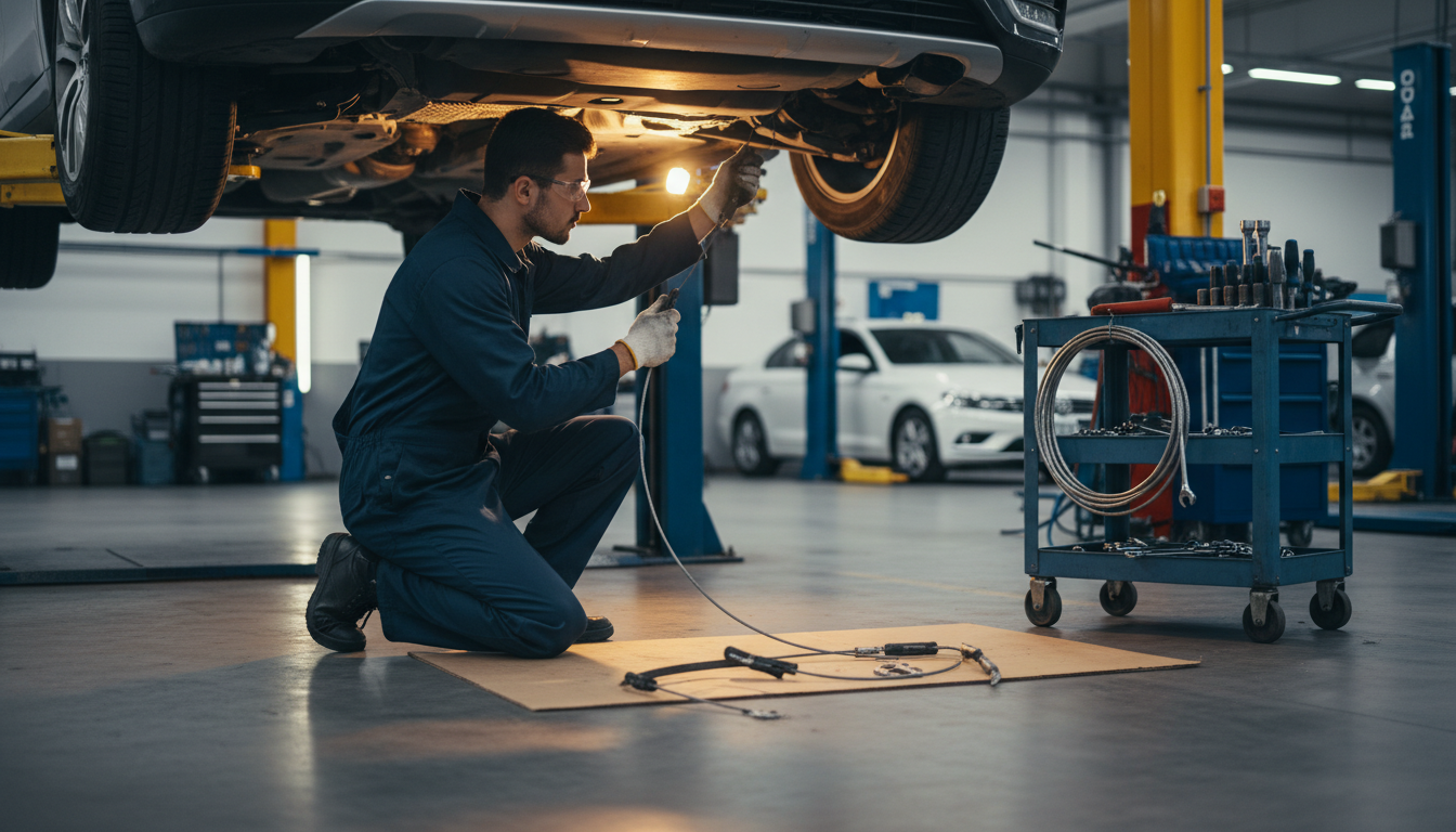 Kia Özel Servis el freni teli degisimi