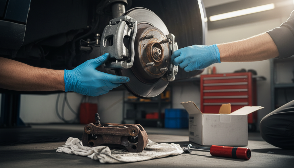 Oto Hizmetlerimiz fren kaliperi degisimi